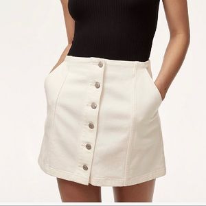 Aritzia white Wilfred free skirt